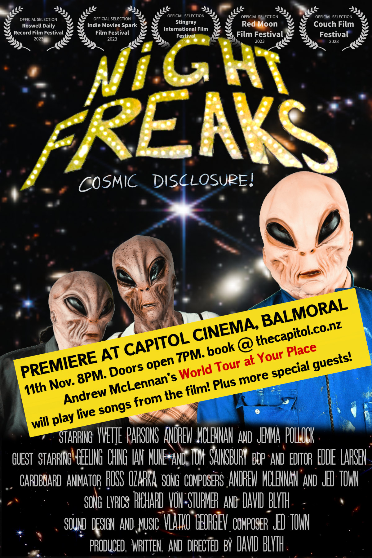 Night Freaks Premiere Poster